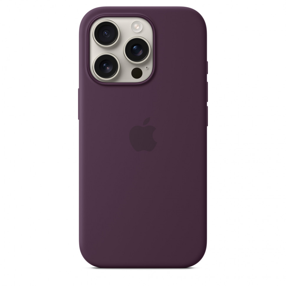Чехол защитный Apple Silicone Case с MagSafe для iPhone 16 Pro Plum
