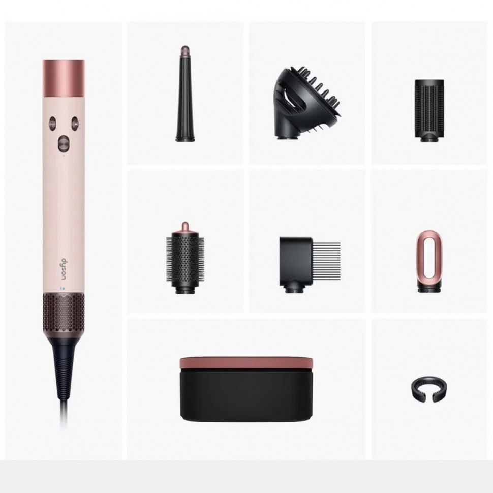 Стайлер Dyson Airwrap ID HS08 Curly+Coily Diffuse Ceramic Pink/Rose Gold (Вилка EU)