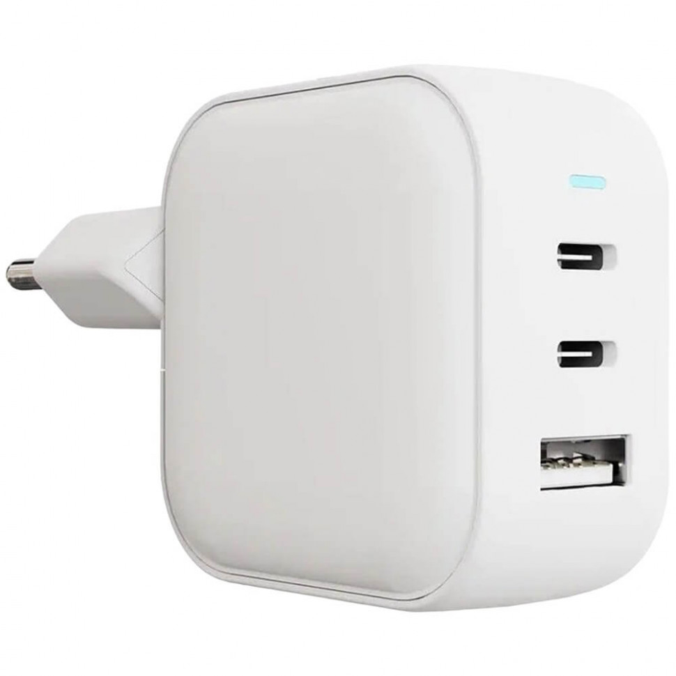 Сетевое зарядное устройство VLP G-Charge 65W 2xUSB-С+USB-A PD QC Белый