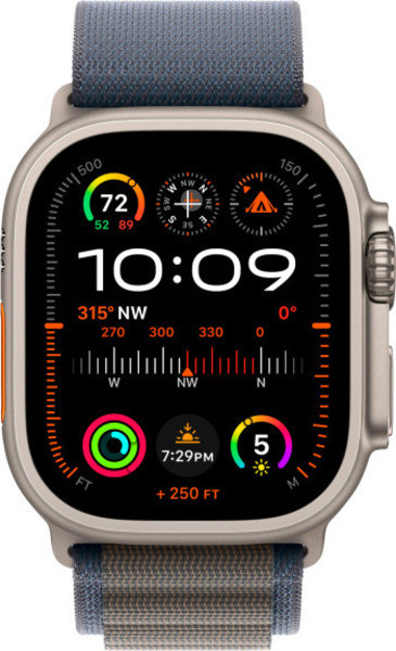 Умные часы Apple Watch Ultra 2 49mm Titanium Case with Blue Alpine Loop (M)