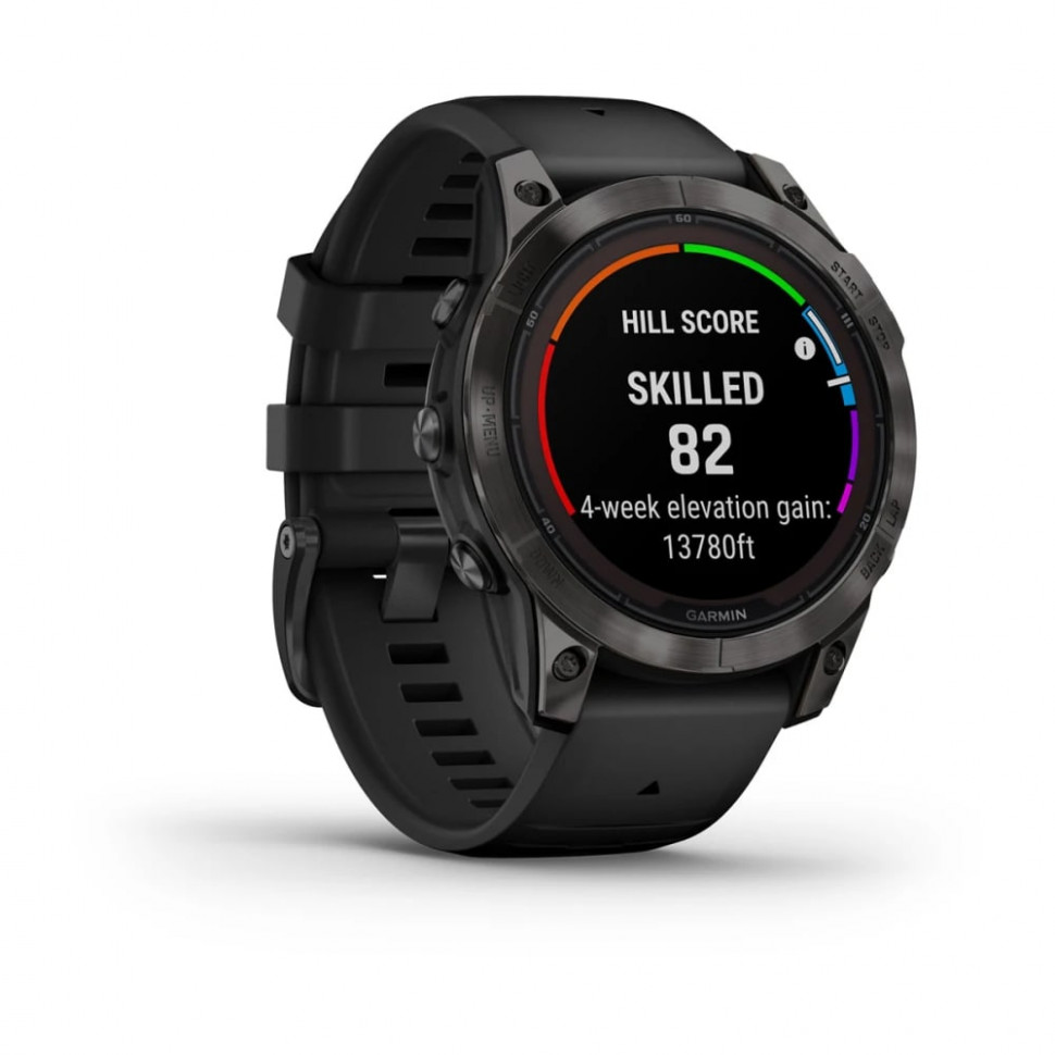 Умные часы Garmin Fenix 7 Pro 47mm SOLAR Sapphire Carbon Gray DLC Titanium with Black Band (010-02777-11)
