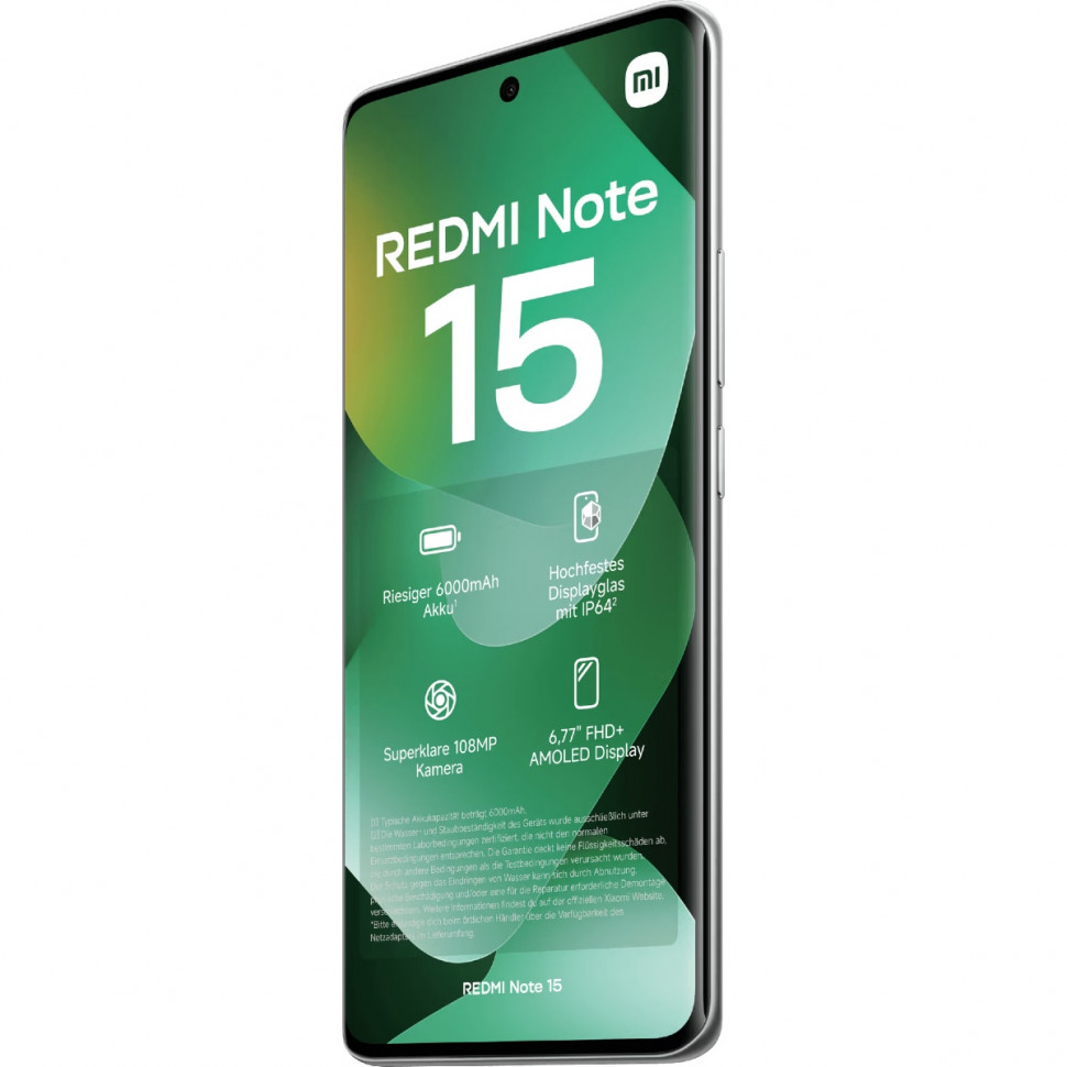 Смартфон Xiaomi Redmi Note 15 4G 8/128GB Зеленый (Forest Green)