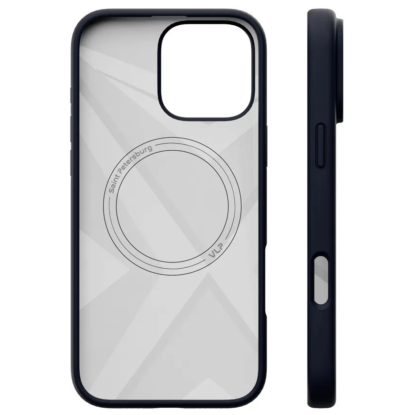 Чехол защитный VLP Aster Case MagSafe для iPhone 16 Pro Темно-синий