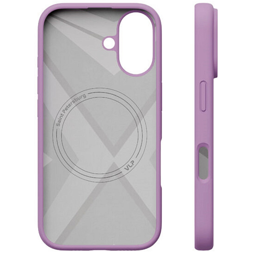 Чехол защитный VLP Aster Case MagSafe для iPhone 16 Лаванда