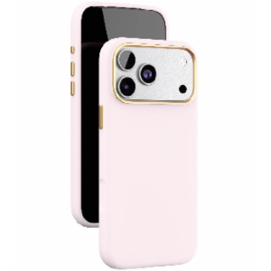 Чехол защитный VLP Aster Pro Case MagSafe для iPhone 17 Pro Max Розовый