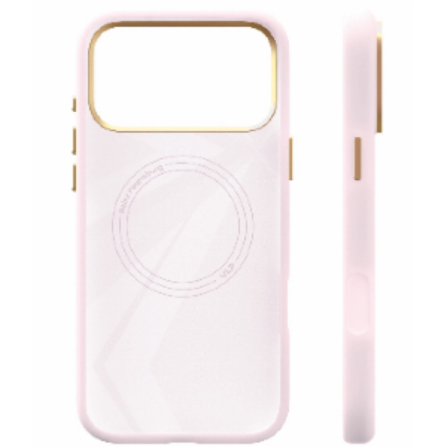 Чехол защитный VLP Aster Pro Case MagSafe для iPhone 17 Pro Max Розовый