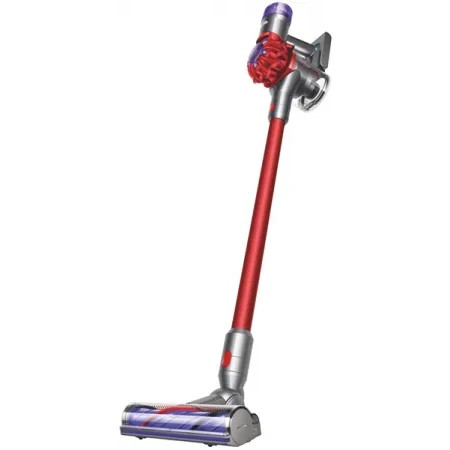 Вертикальный беспроводной пылесос Dyson V8 Advanced (SV25) Silver/Red (Вилка EU)