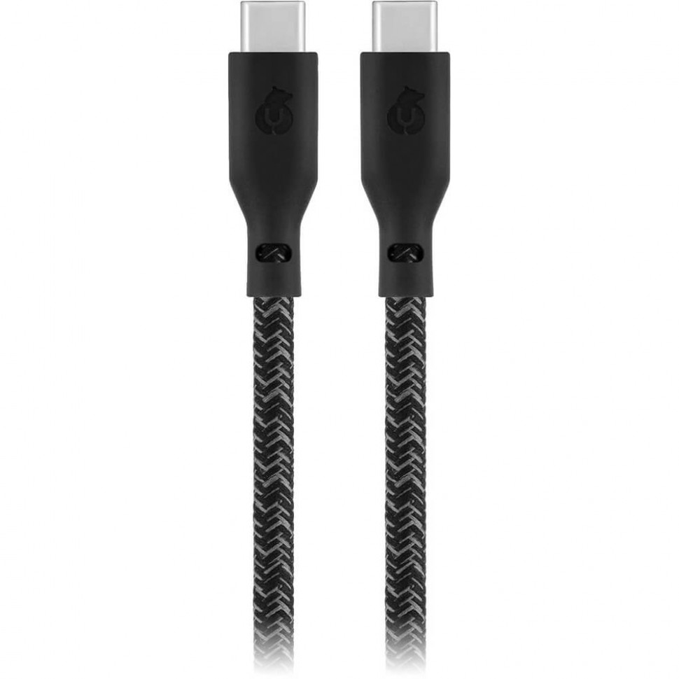 Кабель uBear Trend Cable USB-C to USB-C 2.4m 140W Черный