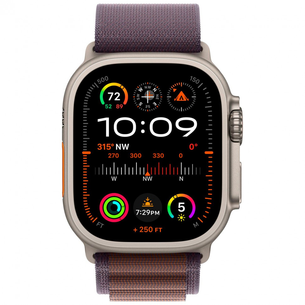 Умные часы Apple Watch Ultra 2 49mm Titanium Case with Indigo Alpine Loop (L)