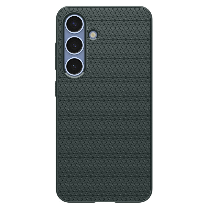 Чехол защитный Spigen Liquid Air для Samsung Galaxy S25 Зеленый (Abyss Green)