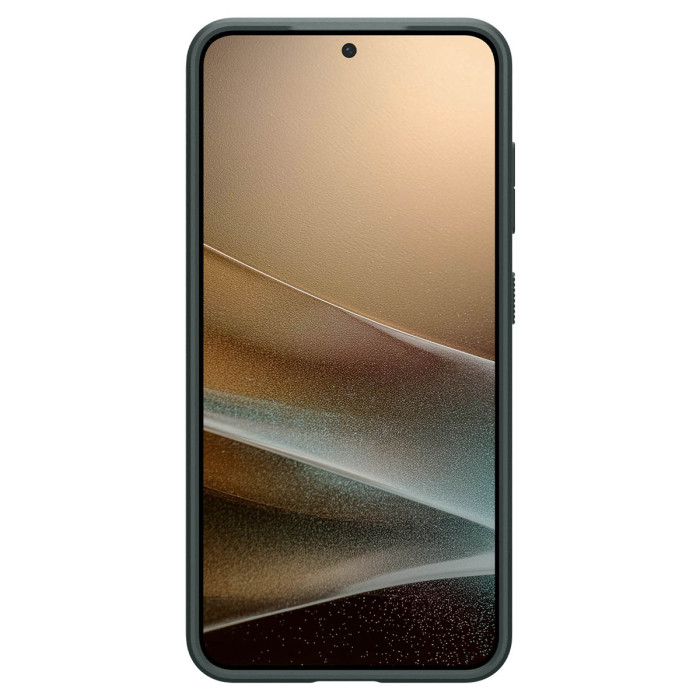 Чехол защитный Spigen Liquid Air для Samsung Galaxy S25 Зеленый (Abyss Green)