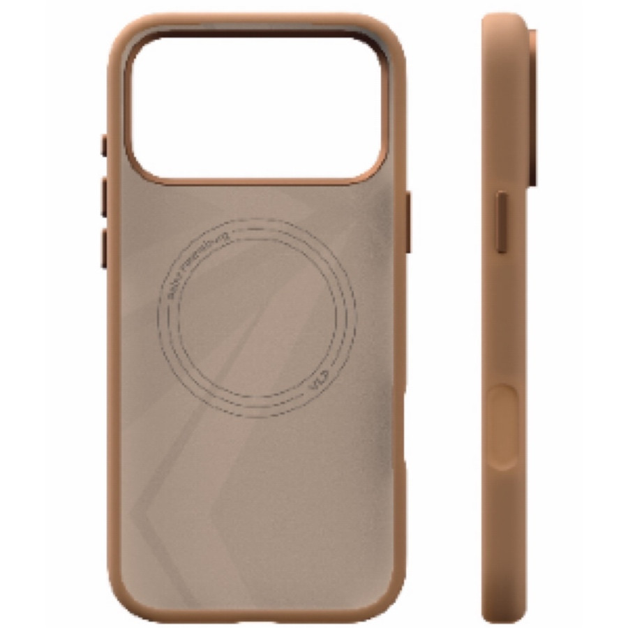 Чехол защитный VLP Aster Pro Case MagSafe для iPhone 17 Pro Max Мокка