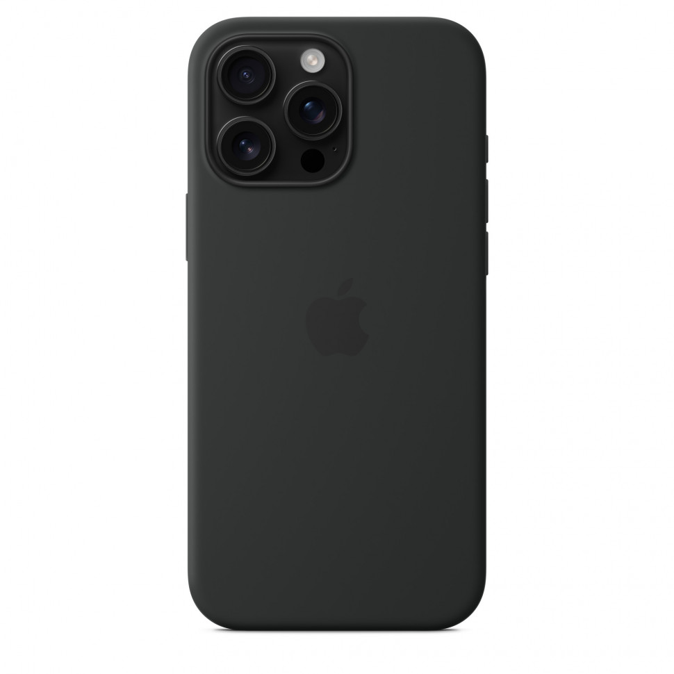 Чехол защитный Apple Silicone Case с MagSafe для iPhone 16 Pro Max Black