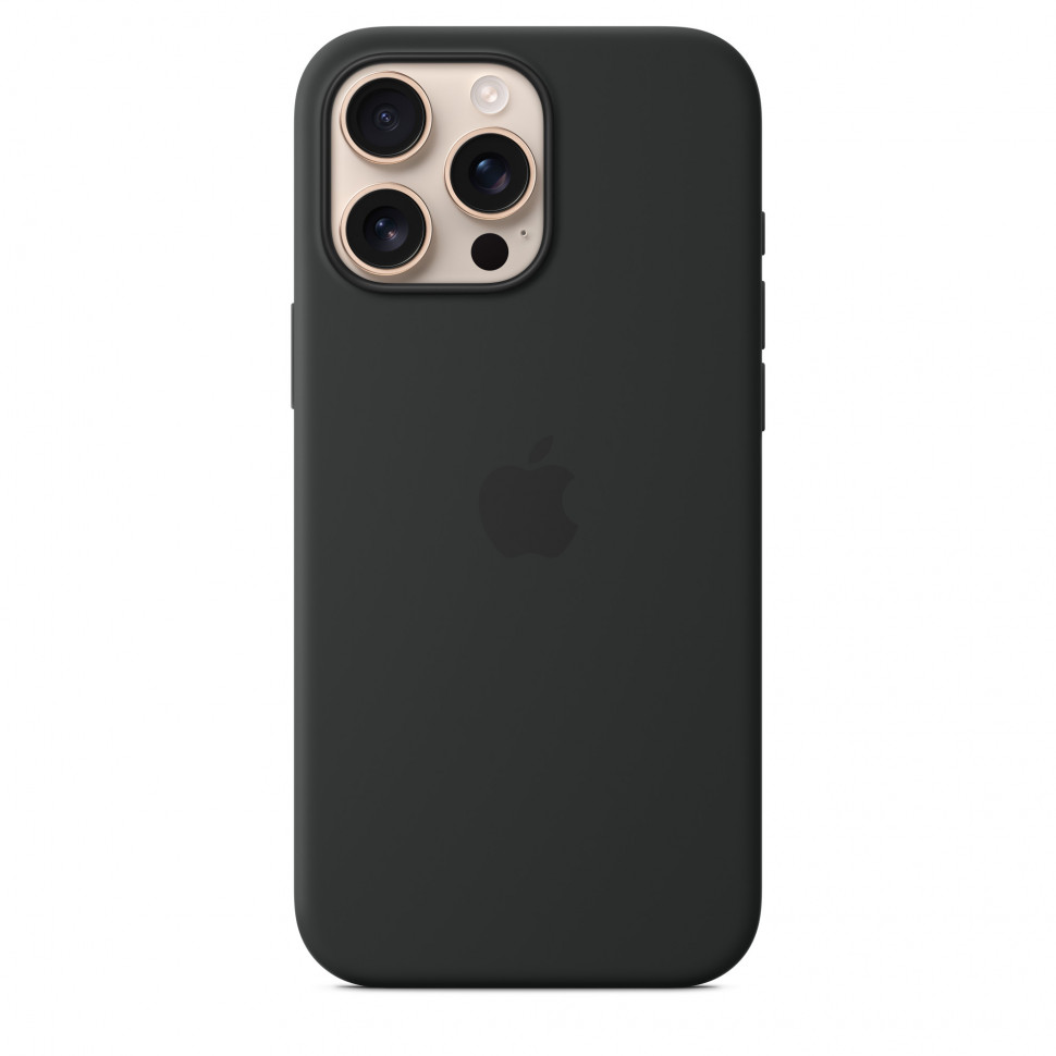 Чехол защитный Apple Silicone Case с MagSafe для iPhone 16 Pro Max Black
