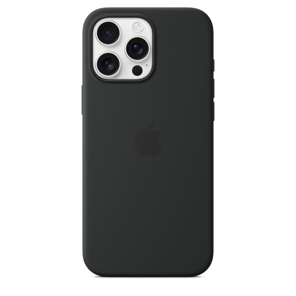 Чехол защитный Apple Silicone Case с MagSafe для iPhone 16 Pro Max Black