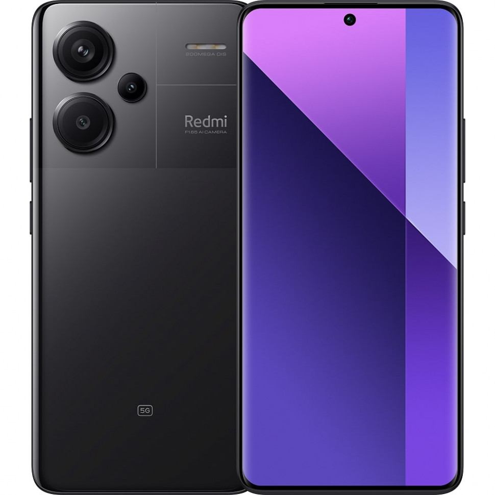 Смартфон Xiaomi Redmi Note 13 Pro+ 5G 12/512GB Черный (Midnight Black)