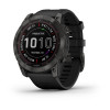 Умные часы Garmin Fenix 7X 51mm SOLAR Sapphire Carbon Gray DLC Titanium with Black Band (010-02541-11)