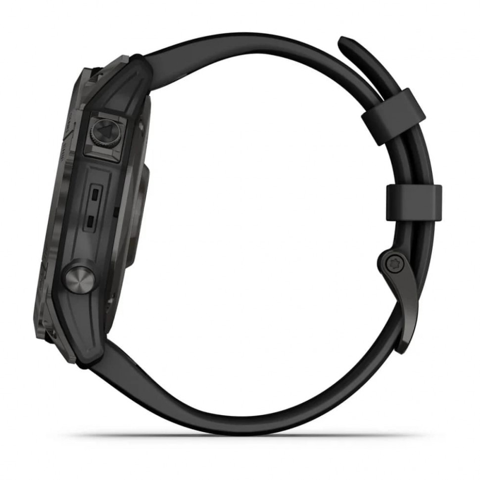 Умные часы Garmin Fenix 7X 51mm SOLAR Sapphire Carbon Gray DLC Titanium with Black Band (010-02541-11)