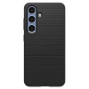 Чехол защитный Spigen Liquid Air для Samsung Galaxy S25 Черный (Black)