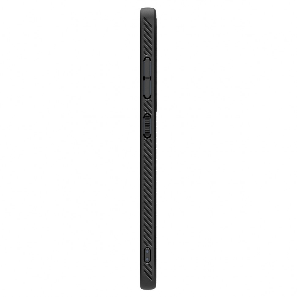 Чехол защитный Spigen Liquid Air для Samsung Galaxy S25 Черный (Black)