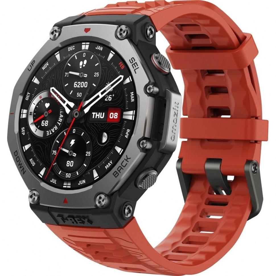 Умные часы Amazfit T-Rex 3 Красный (Lava Red)