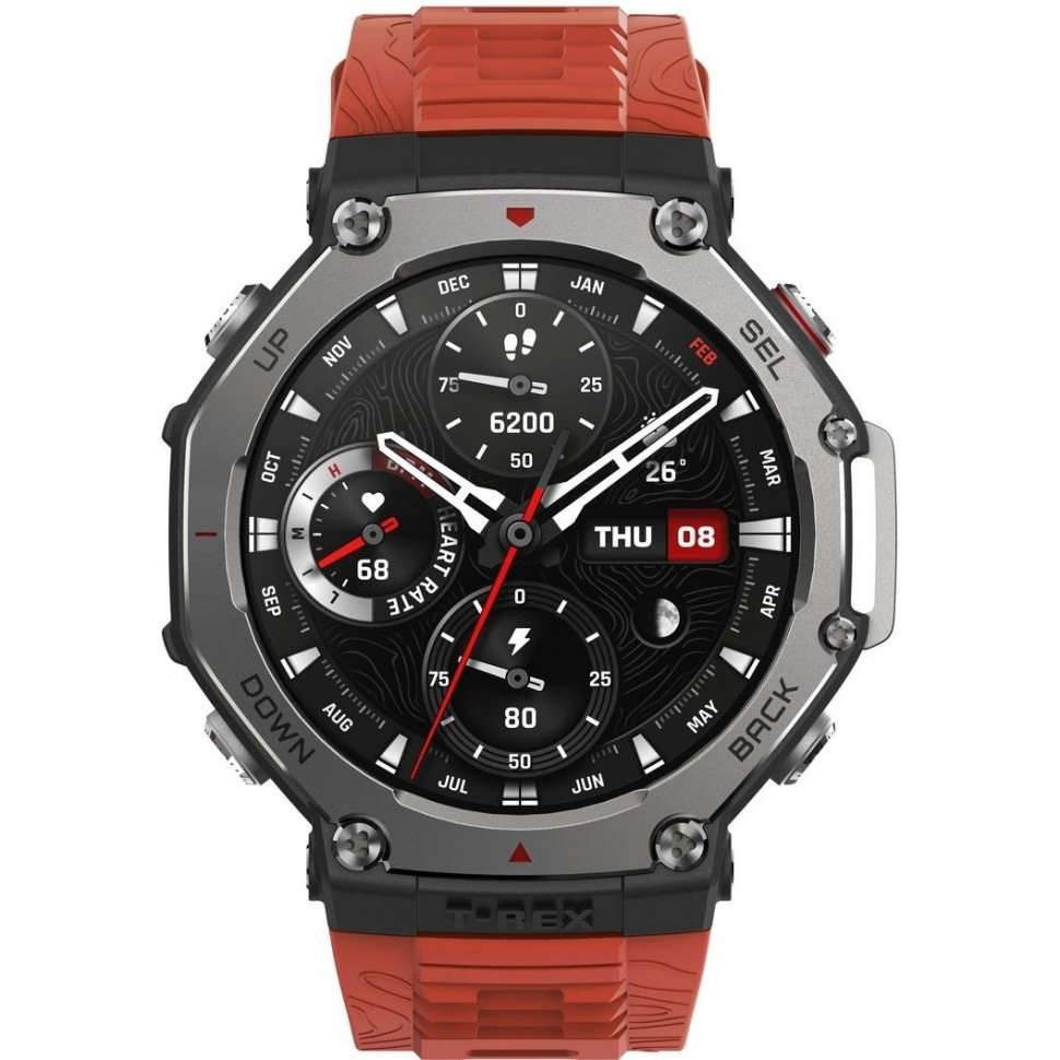 Умные часы Amazfit T-Rex 3 Красный (Lava Red)