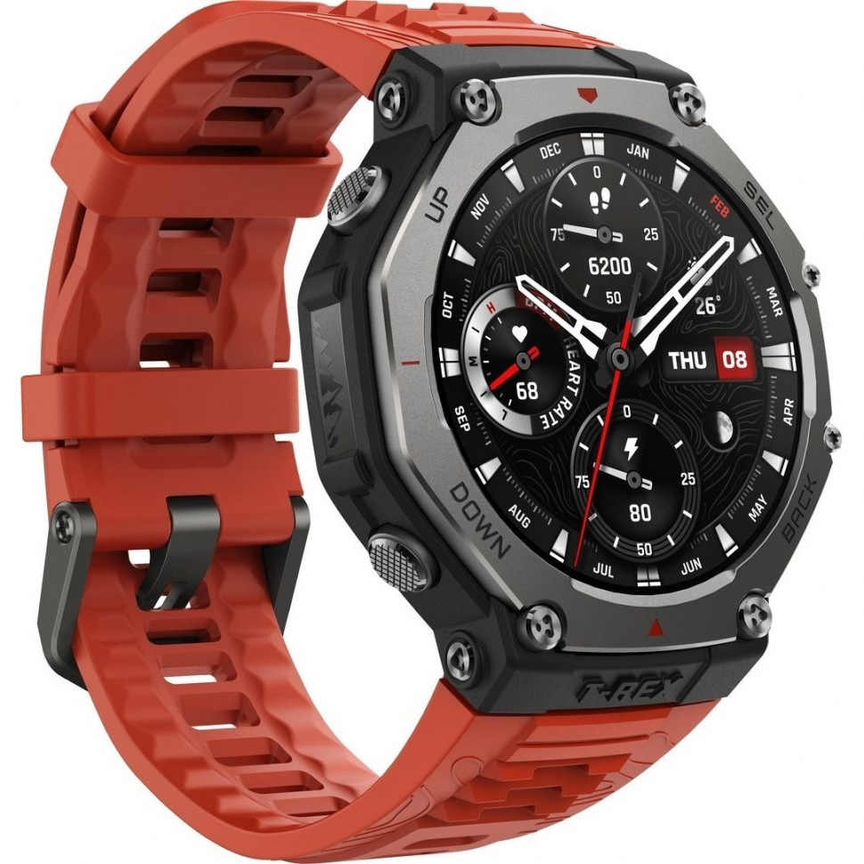 Умные часы Amazfit T-Rex 3 Красный (Lava Red)