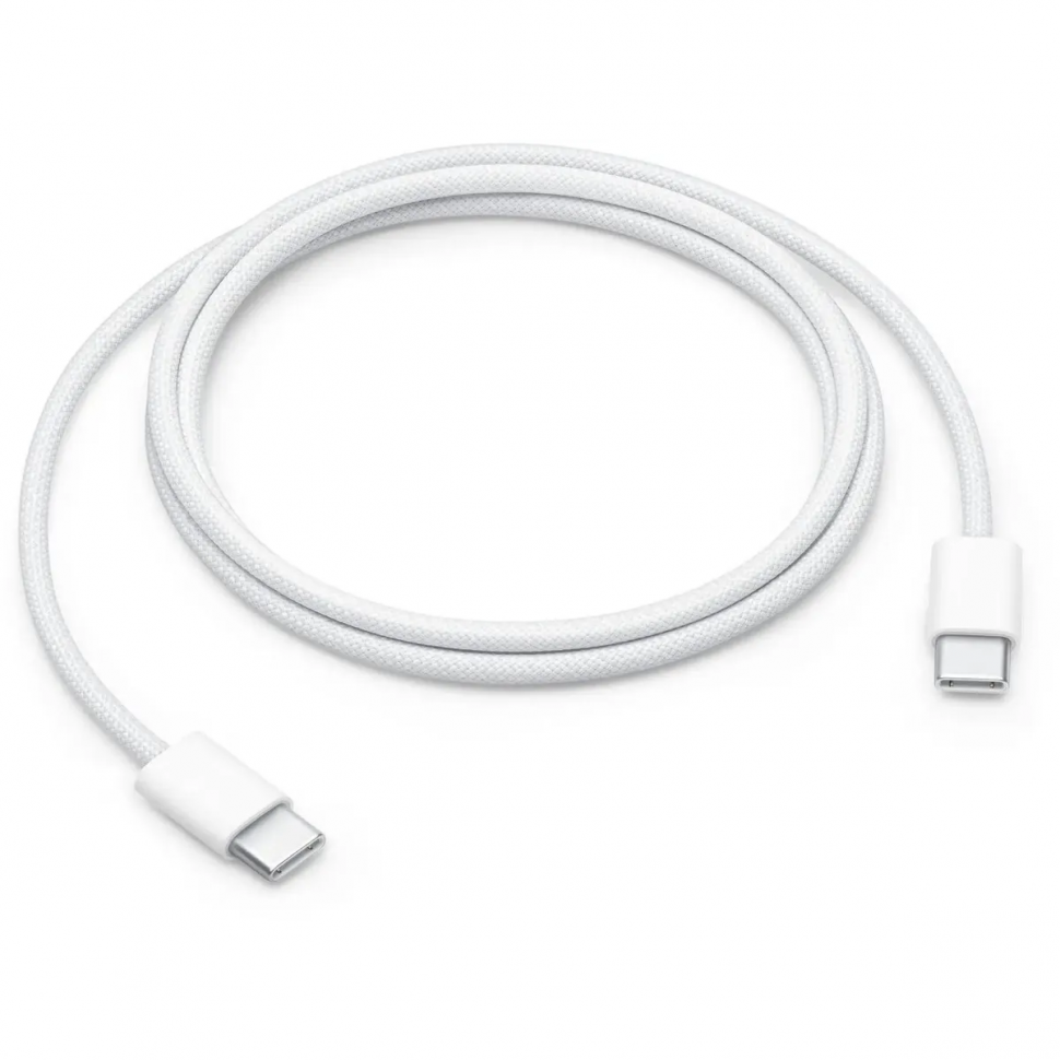 Кабель Apple USB-C to USB-C 1m Белый (MQKJ3/Без упаковки)