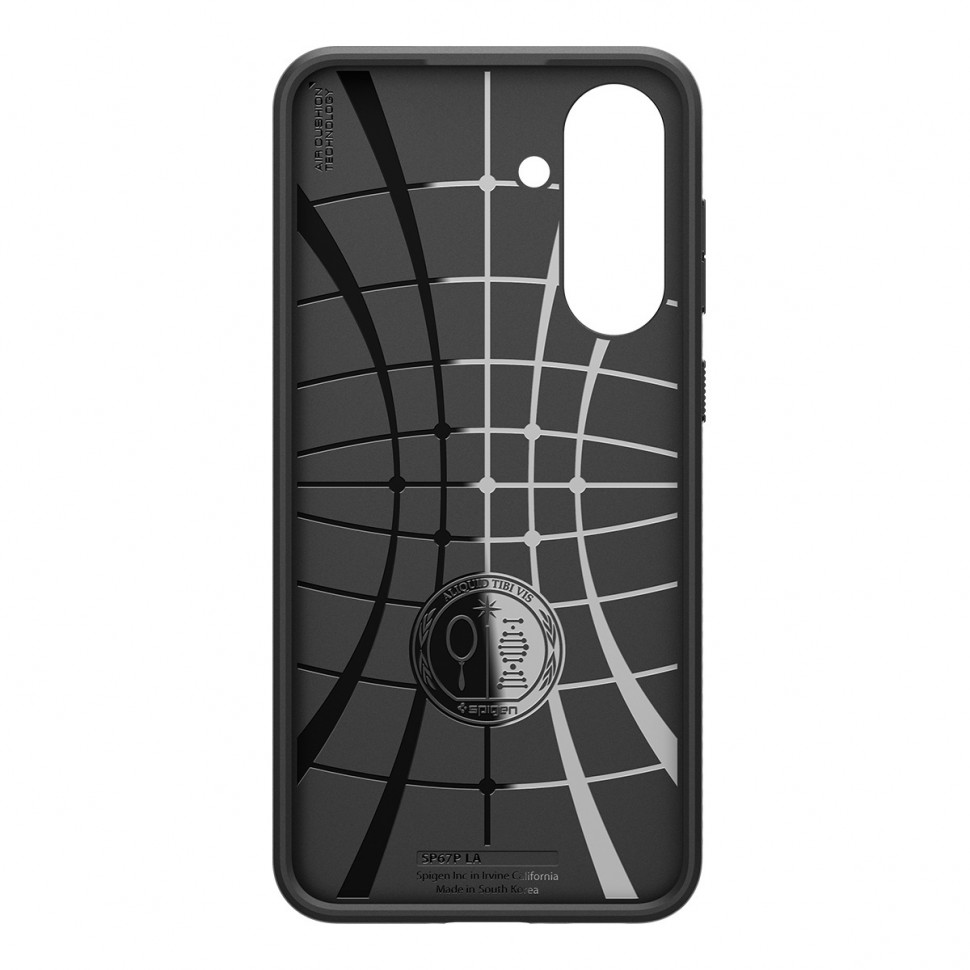 Чехол защитный Spigen Liquid Air для Samsung Galaxy A36 Черный (Black)