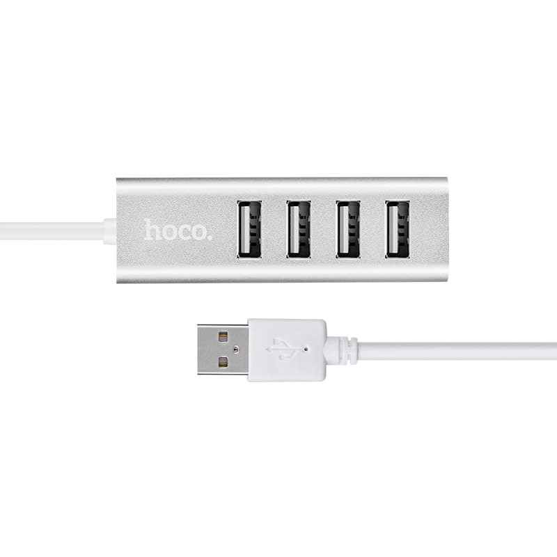 Стыковочная станция HOCO HB1 4xUSB Серебристый