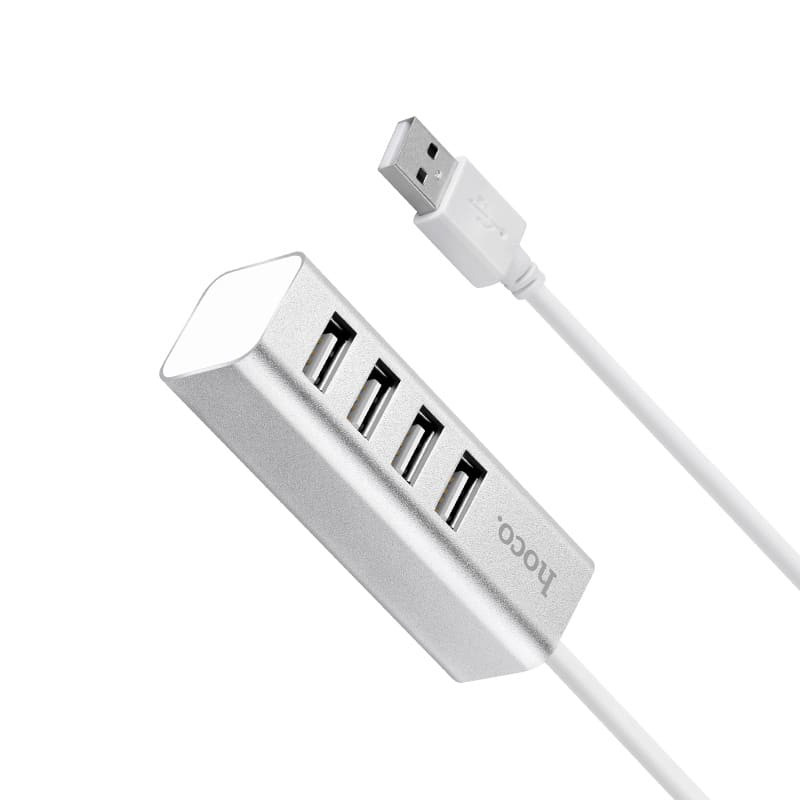 Стыковочная станция HOCO HB1 4xUSB Серебристый