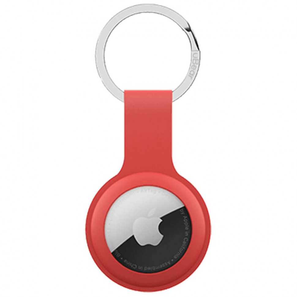 Брелок-подвеска uBear Touch Ring Case for AirTag Красный