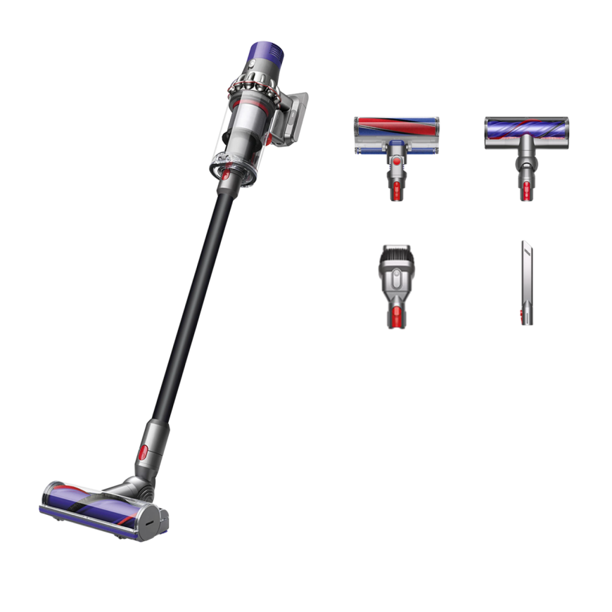 Вертикальный беспроводной пылесос Dyson Cyclone V10 Total Clean (SV27) Nickel/Black (Вилка CN)