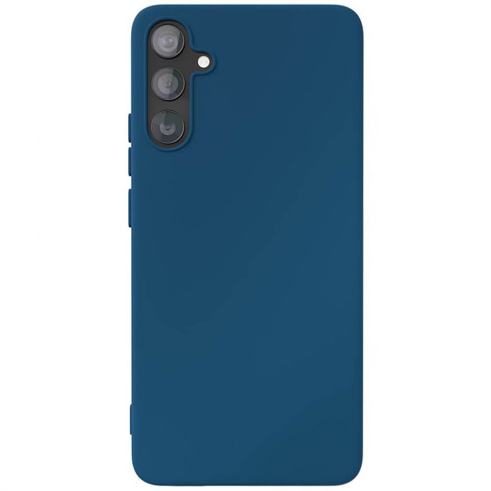 Чехол защитный VLP Silicone Case для Samsung Galaxy A54 Темно-синий