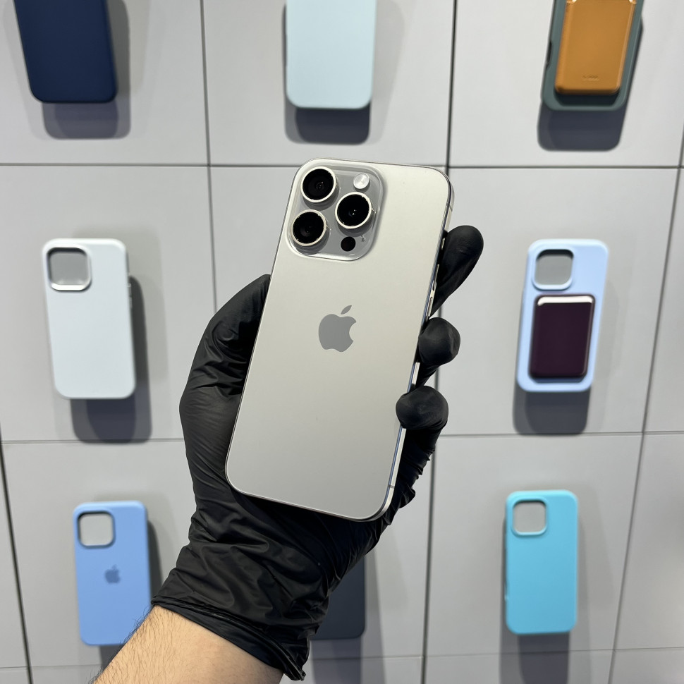 Смартфон Apple iPhone 15 Pro 128GB Natural Titanium (Б/У)