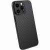 Чехол защитный углеродное волокно для iPhone 16 Pro Max Черный