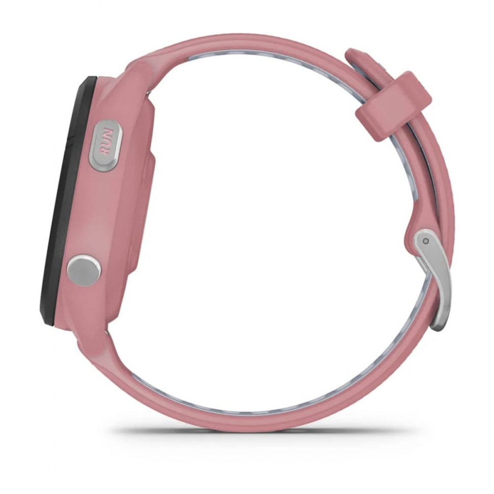 Умные часы Garmin Forerunner 265s 42mm Black Bezel with Light Pink Case and Light Pink/Whitestone Silicone Band (010-02810-05)