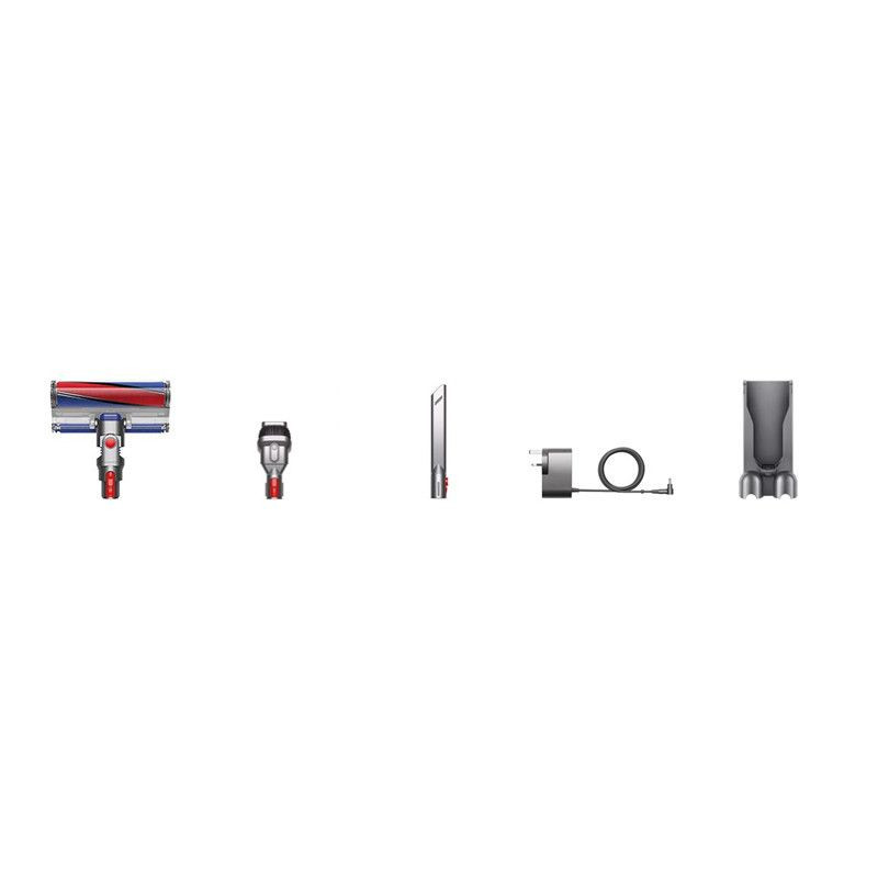 Вертикальный беспроводной пылесос Dyson V15 Origin Fluffy (SV41) Iron/Red (Вилка CN)