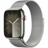 Умные часы Apple Watch Series 9 45mm Silver Stainless Steel Case with Silver Milanese Loop
