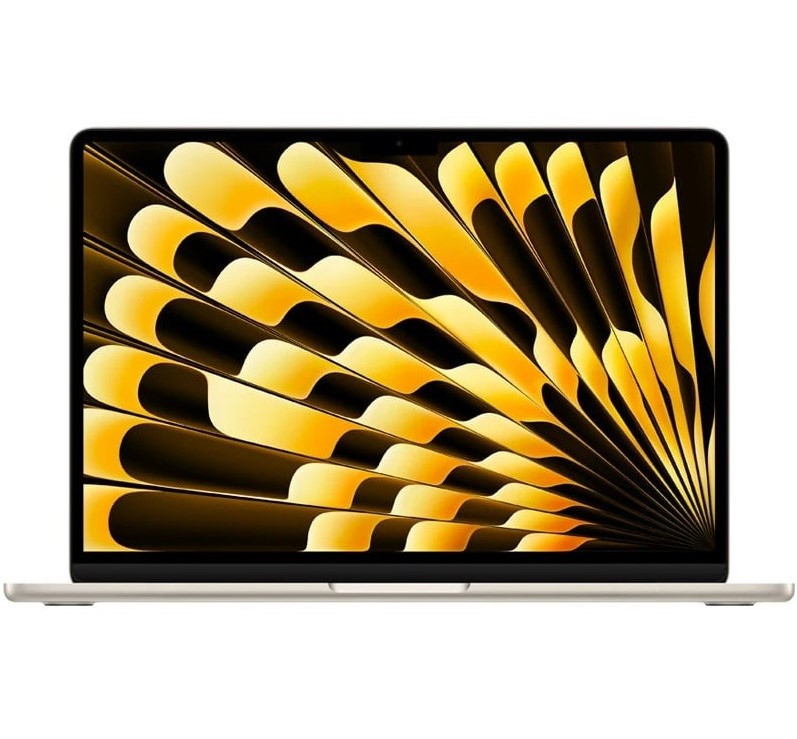 Ноутбук Apple MacBook Air 13 2025 MW0Y3 (M4 8-Core GPU, 16/256GB) Сияющая звезда (Starlight)