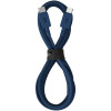Кабель VLP Nylon Cable USB-C to USB-C 1.2m Темно-синий