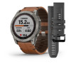 Умные часы Garmin Fenix 7X 51mm SOLAR Sapphire Titanium with Chestnut Leather Band (010-02541-19)