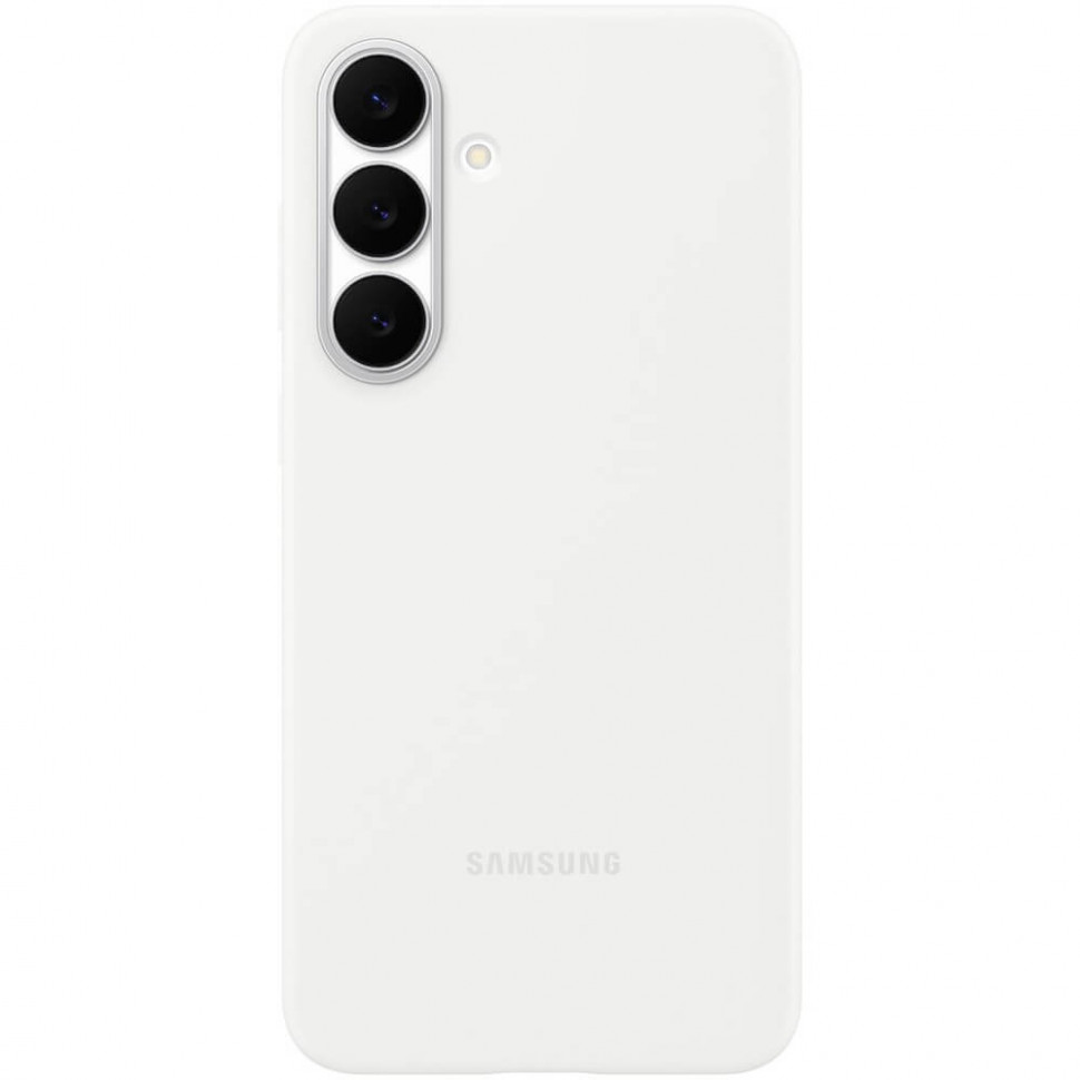 Чехол защитный Samsung Silicone Case для Samsung Galaxy S25 FE Белый