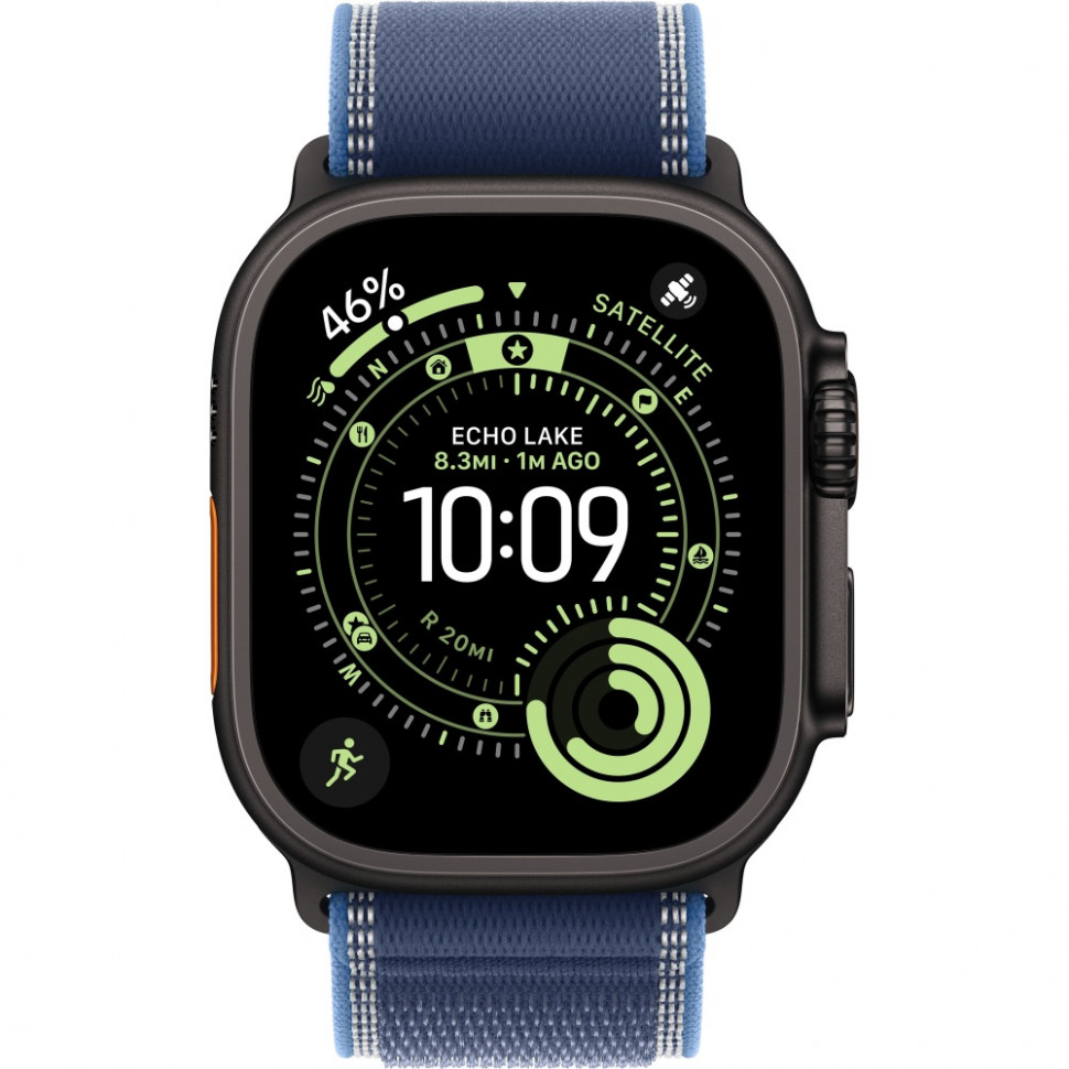 Умные часы Apple Watch Ultra 3 2025 49mm Black Titanium Case with Blue/Bright Blue Trail Loop (S/M)