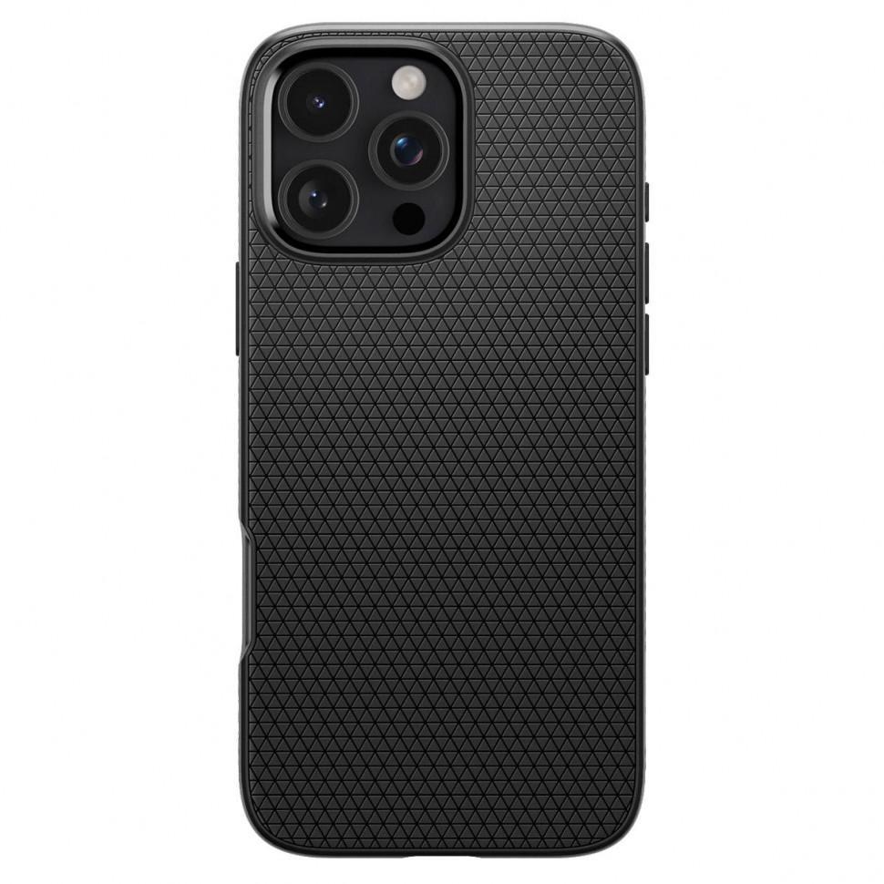  Чехол защитный Spigen Liquid Air для iPhone 16 Pro Черный (Black)