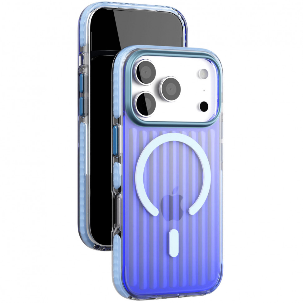 Чехол защитный VLP Pulse Case MagSafe для iPhone 17 Pro Синий