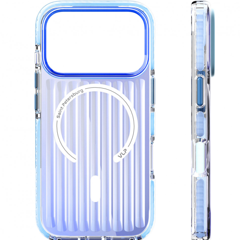 Чехол защитный VLP Pulse Case MagSafe для iPhone 17 Pro Синий