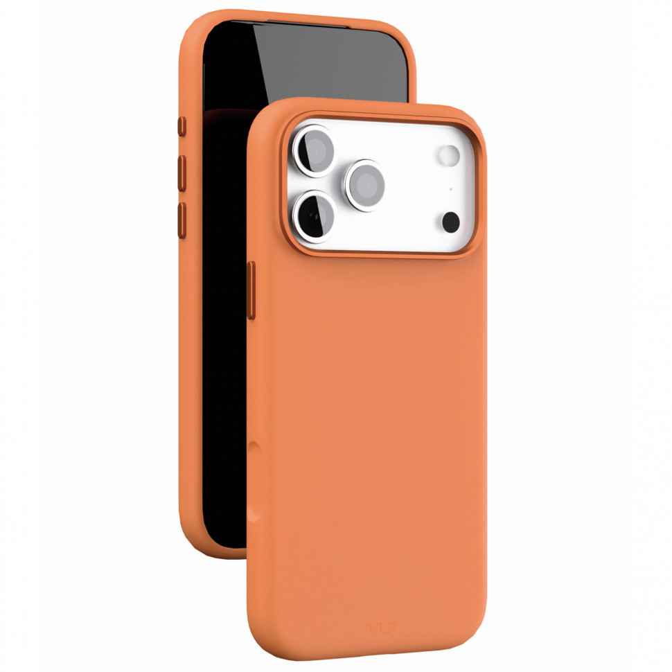 Чехол защитный VLP Aster Pro Case MagSafe для iPhone 17 Pro Max Оранжевый