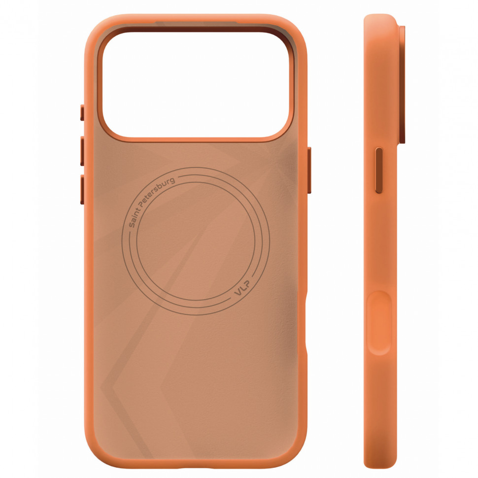 Чехол защитный VLP Aster Pro Case MagSafe для iPhone 17 Pro Max Оранжевый