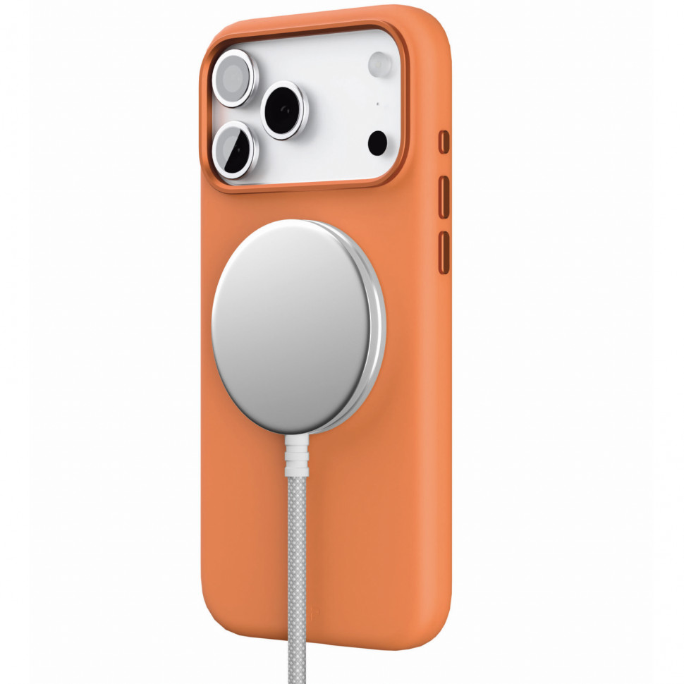 Чехол защитный VLP Aster Pro Case MagSafe для iPhone 17 Pro Max Оранжевый
